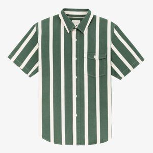 Aime Leon Dore Bold Stripe Short-sleeve Shirt size Medium Green